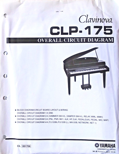 Yamaha clp 175 clavinova - clp-175,