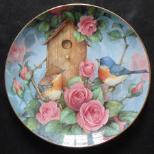 Assiette décorative en