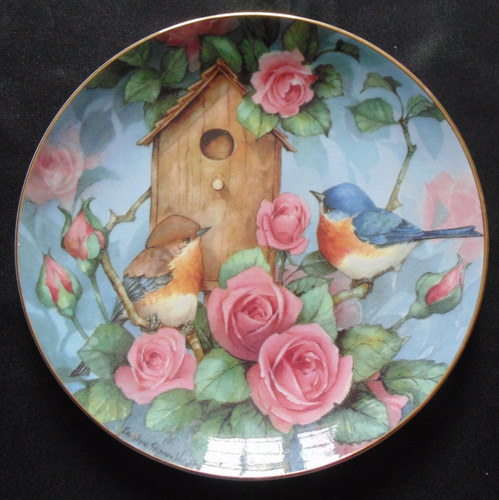 Assiette décorative - , en