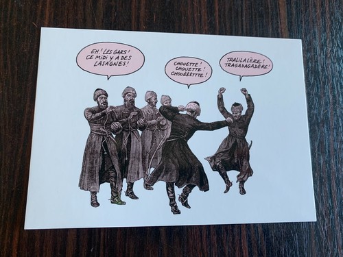 Carte postale bon - baisers, du