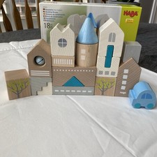 HABA 18 Pcs Block Set For 18+ Months Old.  Made In Germany.  Excellent Condition
