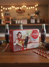 Vintage Coca-Cola Metal Box | Retro Advertising | Kitchen Decor