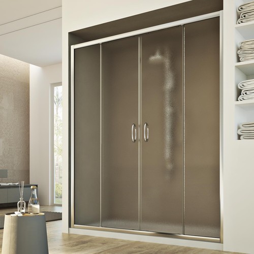 Cabine douche paroi verre - cabine,