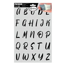 Pochoir - Alphabet 3 - Tout