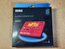 KORG BEAT BOY Drum Machine Recorder Tuner Samplers Red Recode Tuner Effector ...