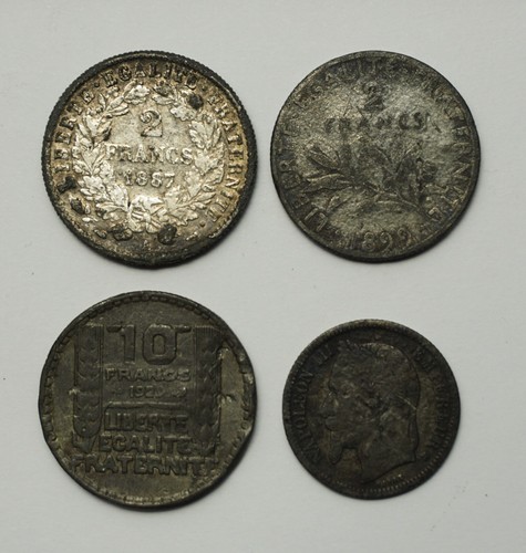 France lot monnaies faux - france,
