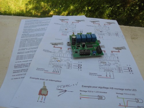 Module commande aiguillages - commande,