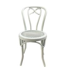 Poupées Maison Métal Blanc Bistro Chaise Miniature Jardin Pub Patio Meuble 1:12