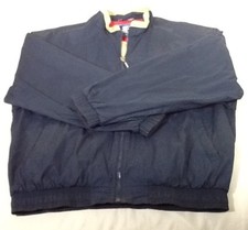 St1176 Starter Men's Navy Blue Long-Sleeved Full-Zip Jacket XL