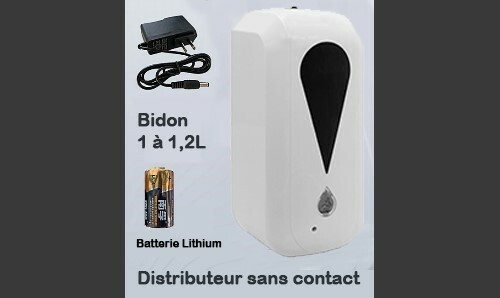Distributeur sans contact gel