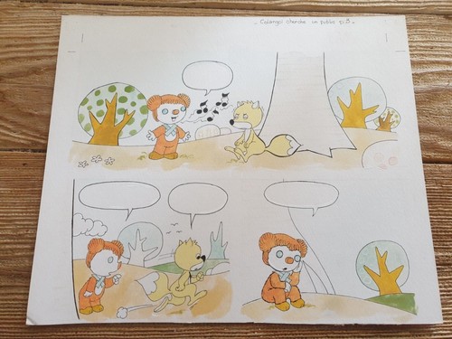 Planche originale journal - planche,