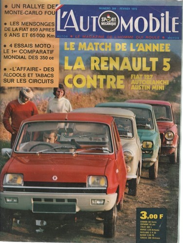 Automobile 309 1972 - l'automobile, renault