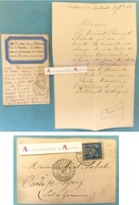 ● Convocation du Général Baron de Charette M Labat chez M. Princeteau - Jersey