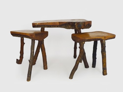 Ancienne table basse - , tripode