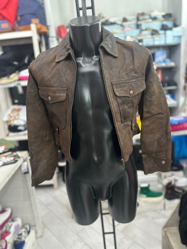 Vent couvert veste cuir - couvert,