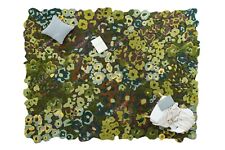 Indien Vert Laine Zone Tapis