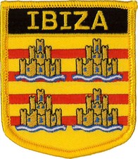 Ibiza (Shield) Embroidered Patch 7CM X 6CM