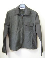 Joli BLOUSON kaki bi-matière