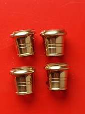 4 ELEMENTS FURNITURE FOOT ORNAMENT CHAIR TABLE BRASS HARNESS / TBE