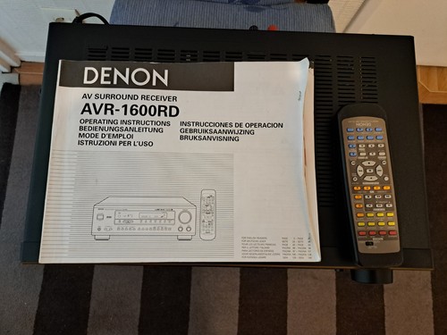 Denon avr 1600rd dolby digital - denon,
