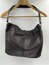 Tignanello Shoulder Bag Womens Large Genuine Leather Slouchy Boho Purse Stitch