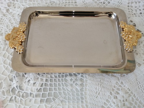 Plat métal argenté et - métal,