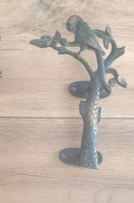 PAROT IN A TREE DOOR HANDLE 7 ins long