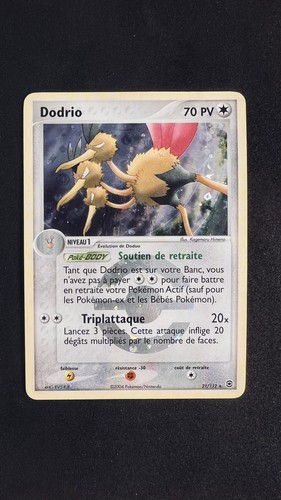 Carte pokémon dodrio reverse - pokémon,
