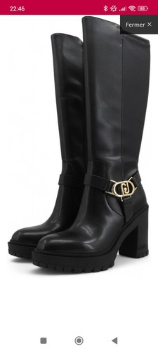 Bottes talons noires pour - noires,