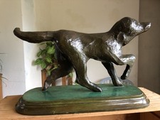 Bronze chien léonberg Michel