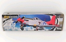 FMS P51D Red Tail V8 PNP, 800mm RC Airplane Untested As Is