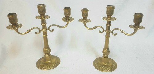 Paire chandeliers trois - de,