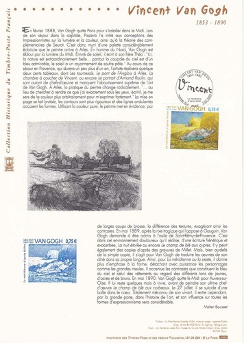 Document philatélique 1er - philatélique,