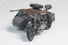 Polistil 1/15 WW2 German BMW R75 with sidecar, German Gray