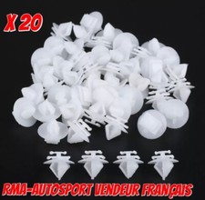 20x Clips Fixation Garniture PEUGEOT 106 206 207 1007 306 307 806 CITROEN C2 C3