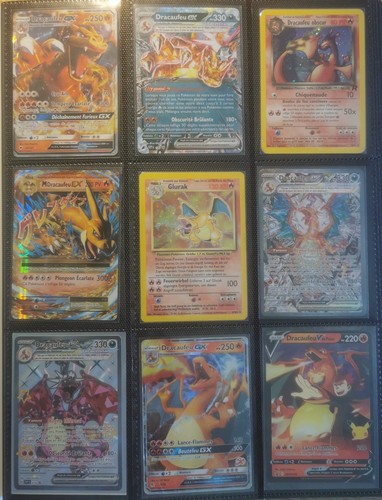 Dracaufeu noctali cartes - dracaufeu,