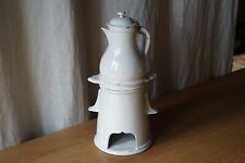 Antique Moustiers 18° White Earthenware Tea Maker