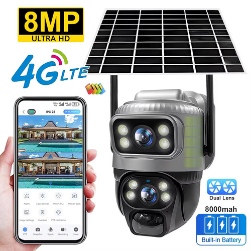 8mp dual lens - 8mp, 4k
