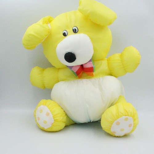 Peluche puffalump chien jaune - puffalump,