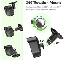 Blink Outdoor 4th Generation Camera 360º Adjustable Mount Black...LOWEST