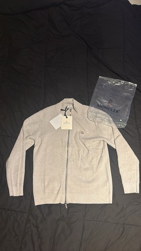 Moncler pull zippé maille