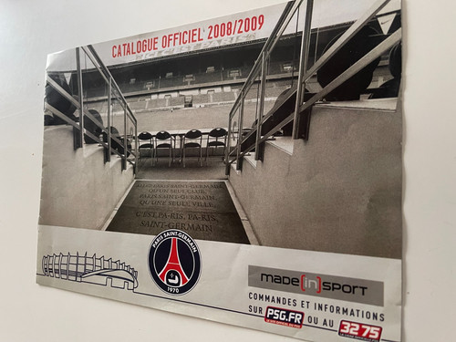Catalogue officiel psg - psg, saison