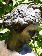 EXCEPTIONAL BRONZE WOMAN WITH DOLPHIN AND CONCH 92 cms! 19KGS!