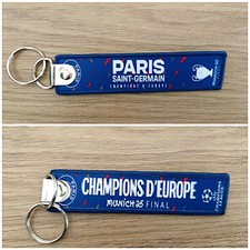 Porte Clé Brodé Avion Flamme