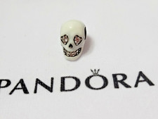 charm Pandora Luminescent Tête de Mort Scintillante argent 925 + émaille ALE