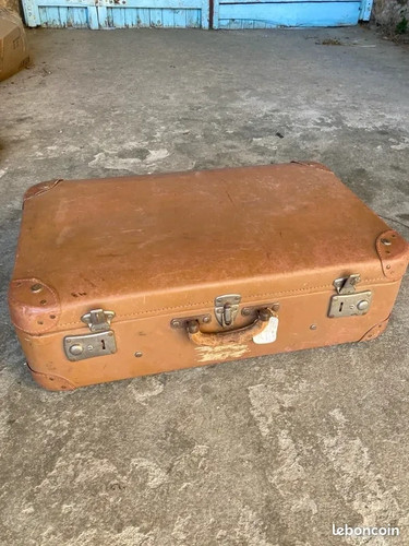 Valise vintage marron