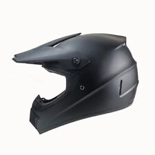 Casque Cross Casque De Moto Motocross Jet Casque Noir Uni ECE DOT DirtBike Quad