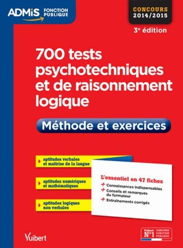 700 tests psychotechniques - , et