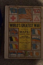 5 Atlas lot - WWI & WWII Era - Amazing Maps