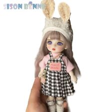 Mini Poupée BJD 1/8 Boule Jointe Poupées Filles Bricolage Jouets Robe Chapeau